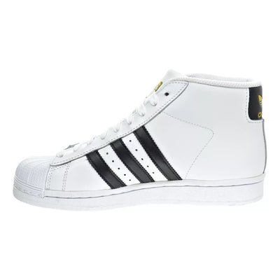 Adidas Pro Model Footwear White/Core Black-Footwear White  S85962 Grade-School