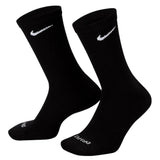Nike Everyday Plus Cushioned Training Crew Socks Black  SX6888-010 Men's
