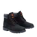 Timberland 6 Inch Classic Boot Black Nubuck  TB010710-001 Pre-School