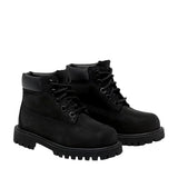 Timberland Premium 6 Inch Waterproof Boot Black Nubuck  TB-012807-001 Toddler