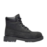 Timberland Premium 6 Inch Waterproof Boot Black Nubuck  TB-012907-001 Grade-School