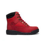 Timberland 6 Inch Waterproof Field Boot Dark Red Nubuck  TB-0A2JNW-F41 Men's