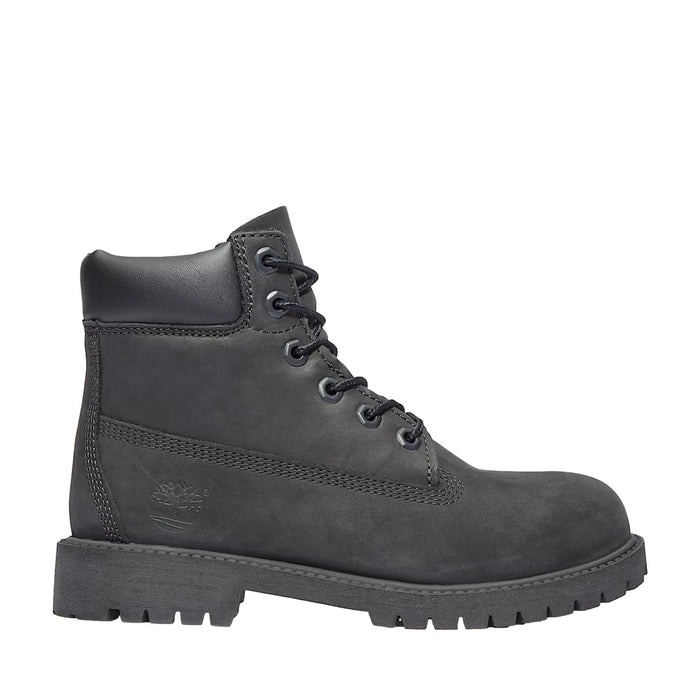 Timberland Premium 6 Inch Lace Waterproof Boot Black  TB112907001 Grade-School