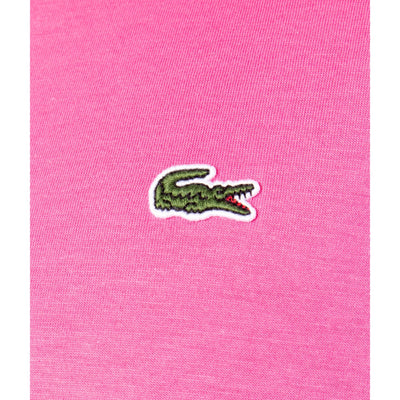 Lacoste Pima Cotton Croc Logo T-Shirt Pink  TH6709-51-PQS Men's