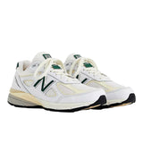 New Balance 990 V4 White/Green  U990TC4 Men's