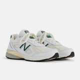 New Balance 990 V4 White/Green  U990TC4 Men's