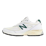 New Balance 990 V4 White/Green  U990TC4 Men's