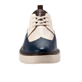 Cole Haan Originalgrand Platform Wing Tip Oxford Blue Wing Teal / Ivory  W30260 Women's