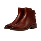Cole Haan Ramona Ankle Bootie Dark Cuoio Leather  W30873 Women's